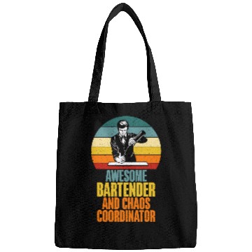Discover Awesome Bartender and Chaos Coordinator Bartender Bags