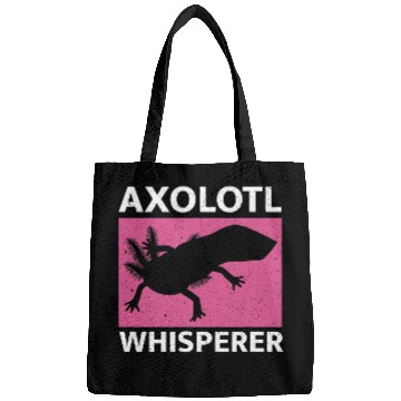 Discover Axolotls Pet Whisperer vintages Retro Salamander Bags