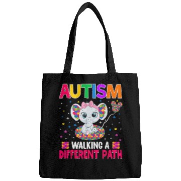 Discover Autism Puzzle Walking a Different Path Support Autism Warriors Bags