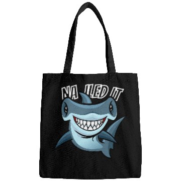Discover Shark Pet Hammerhead Shark Tee Nailed It Funny Bags