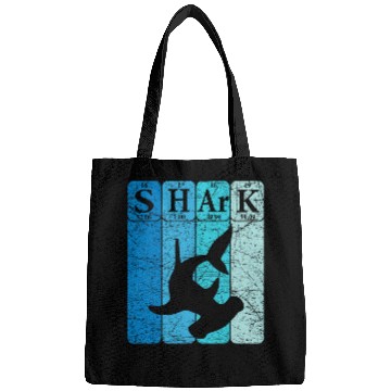 Discover Shark Pet Hammerhead Shark Periodic Table Elements Retro 5 Bags