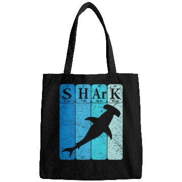 Discover Shark Pet Hammerhead Shark Periodic Table Elements Retro Shark 3 Bags