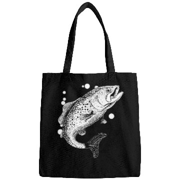 Discover Fishing Fun Brook Trout Creative Gift for Fishermen Bags