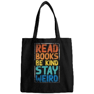 Discover Book Fun Read Books Be Kind Stay Weird 8 Bags