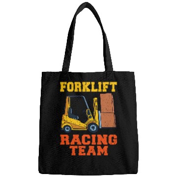 Discover Forklift Fun Racing Team Driver Warehouse Forklift Operator Bags
