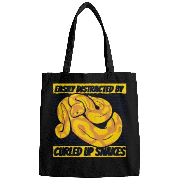 Discover Python Pet Easily Distracted By Curled Up Snakes Banana Ball Python Bags