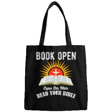 Discover Book Fun Open Eyes On Him Bible Religious Scripture Bags