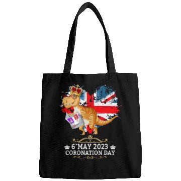 Discover Dinosaur Pet Kings Coronation Dinosaur Kids Union Jack Coronation Bags