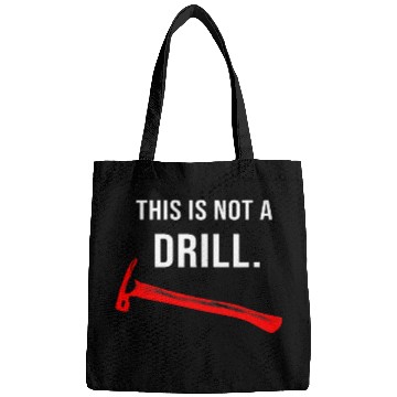 Discover Woodworker Job This is Not A Drill Hammer Carpenter Builder Tools Novelty Bags