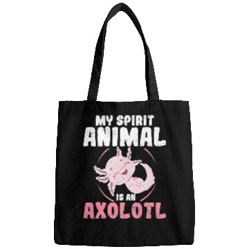 Discover Axolotls Pet Funny My Spirit Animal Axolotls Mexican Salamander Amphibian 407 Bags