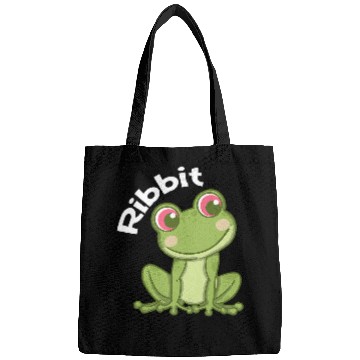 Discover Frog Pet Ribbit Cute Kawaii Frog Toad Catcher Frog Lover Bags