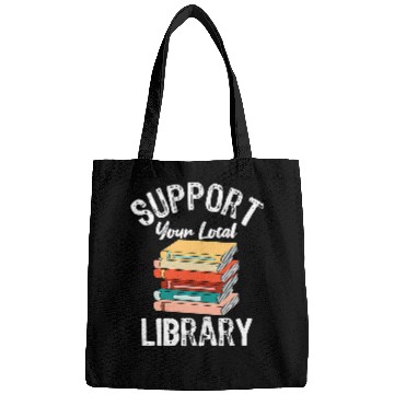 Discover Book Fun Support Your Local Library Reading Animal Lover Bags