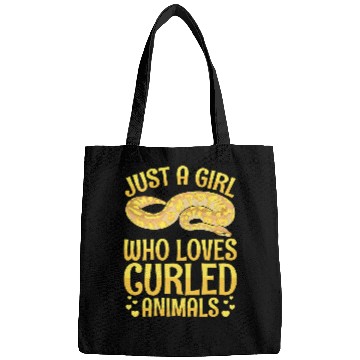 Discover Python Pet Banana Ball Python Quote for a Banana ball python owner girl Bags