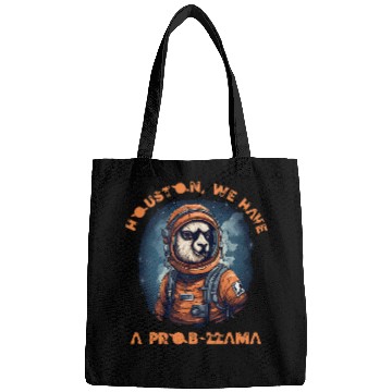 Discover Llama Pet Astronaut HOUSTON WE HAVE A PROBLLAMA Bags
