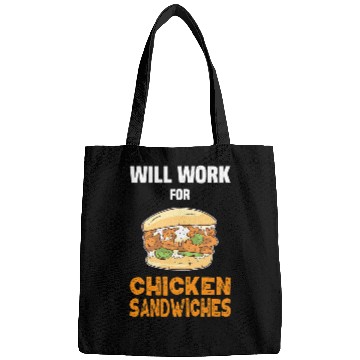 Discover Chicken Pet Sandwich Funny Chicken Burger Lover Bags