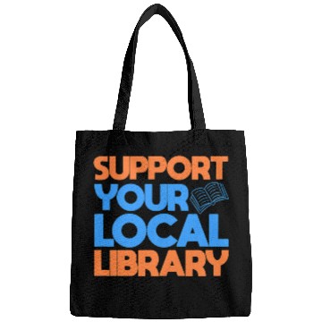 Discover Book Fun Support Your Local Library Book Reader Bookworm Librarian 8 Bags