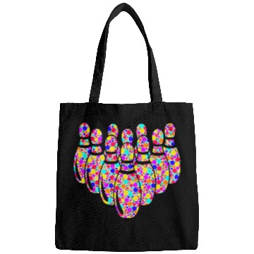 Discover Sport Bowling International Dot Day Colorful Dotted Bowling Pins Bags
