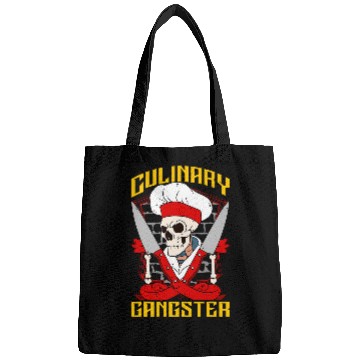 Discover Culinary Gangster Chef Skull knifes Cooking Pro Bags