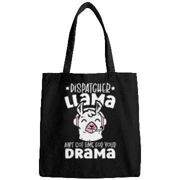 Discover Llama Pet Dispatch Operator Call Taker Funny Dispatcher Bags