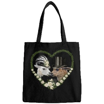 Discover Llama Pet Lama Bride and Groom Wedding Bags