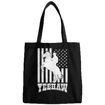 Discover Horse Pet Yeehaw Cowboy Rodeo Horse Bull Riding For Men Women Kids Bags