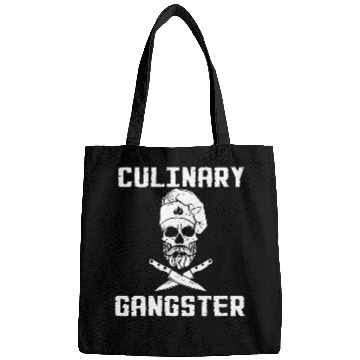 Discover Culinary Gangster Chef Gift Tee Cooking BBQ Bags
