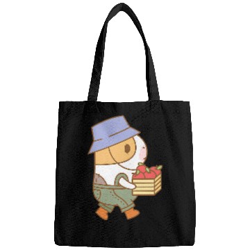 Discover Guinea Pig Pet Bubu the Guinea pig Apple Picking Fall and Pie Pattern Bags