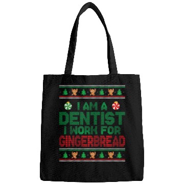 Discover dentists Job Christmas Dental Hygiene Ugly Christmas Dental Squad Bags