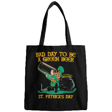 Discover Beer Fun Bad day to be a green beer St Patrick Day Bags