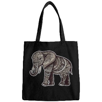 Discover Elephant Pet Henna Patterned Elephant Bags