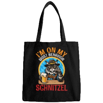 Discover Beer Fun Maine Coon Drinking Beer I m On My Wust Behavior Schnitzel Bags