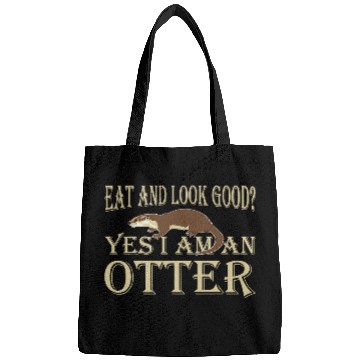 Discover Otter Pet Otters Sea Otter Animal River Otter Outdoors Nature Bags