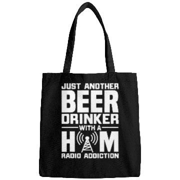 Discover Beer Fun Beer Drinker Ham Radio Funny Bags