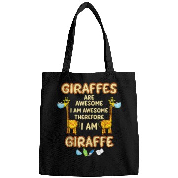 Discover Giraffe Pet plus size mors day graphic print Bags