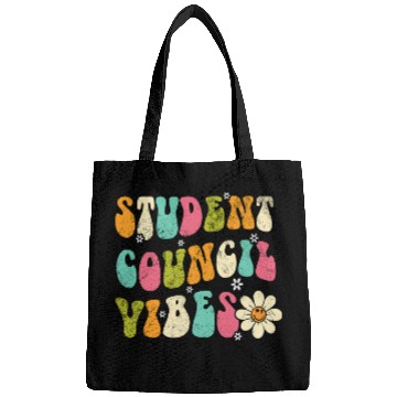 Discover Groovy Student Council Vibes School Student Teacher 1 Bags