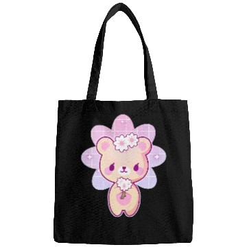 Discover Bear Pet Kawaii Bear Teddy Sakura Pastel Goth Bags