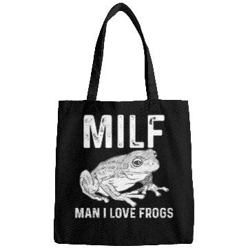 Discover Frog Pet Man I Love Frogs Funny Milf 6 Bags
