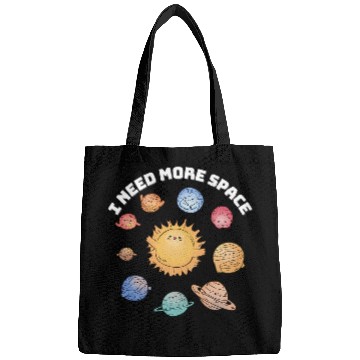Discover Astronaut Job I Need More Space Science Teacher Sun Earth Solar System Bags