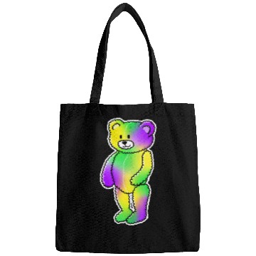 Discover Bear Pet Mardi Gras Tie Dye Teddy Bear Cute Kawaii New Orleans Bags