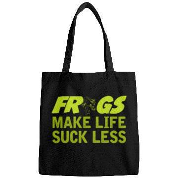 Discover Frog Pet Make Life Suck Less Frog Toad Joke Bags