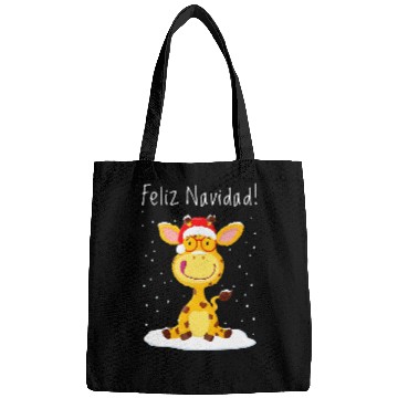 Discover Giraffe Pet Feliz Navidad Says Little Gregor Giraffe Bags