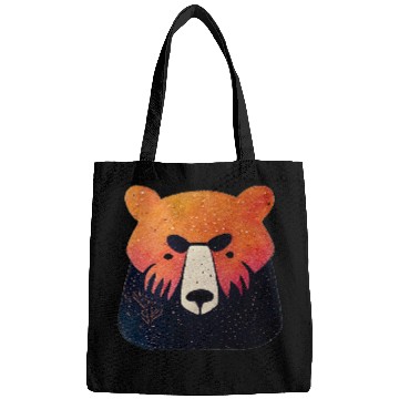 Discover Bear Pet Forest Bear Face Pacific Northwest Bags