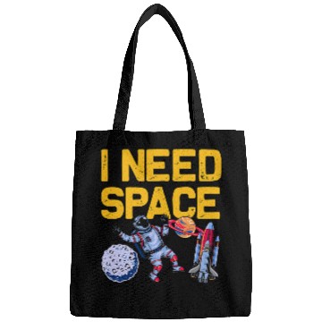 Discover Astronaut Job I Need Space Funny Astronomy Lovers Bags