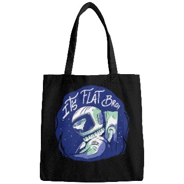 Discover Flatearth Flat Earth Flat Earth Astronaut Saying Gift Bags