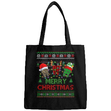 Discover dentists Job Christmas Dental Squad Red Buffalo Leopard dentistsry Pajama Bags