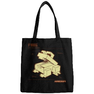 Discover Frog Pet Minecraft The Wild Frog Schematic Poster Bags
