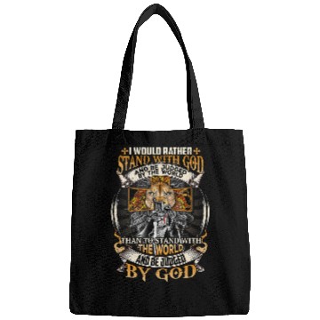 Discover Lion Pet I Would Rather Stand With God Knights Templar Lion God Bags