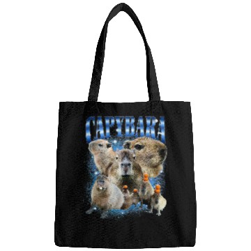 Discover capybaras Pet Bootleg Rap Edit Design capybaras Lovers Bags