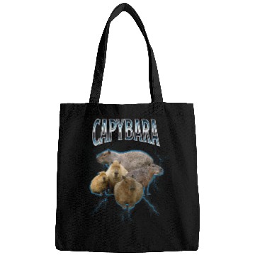 Discover capybaras Pet Bootleg vintages 90s Rap Tee capybaras Lover Gifts Bags