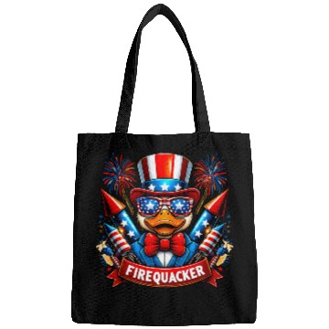 Discover Duck Pet 4th of July Fireworks Firequacker Patriotic Duck Bags